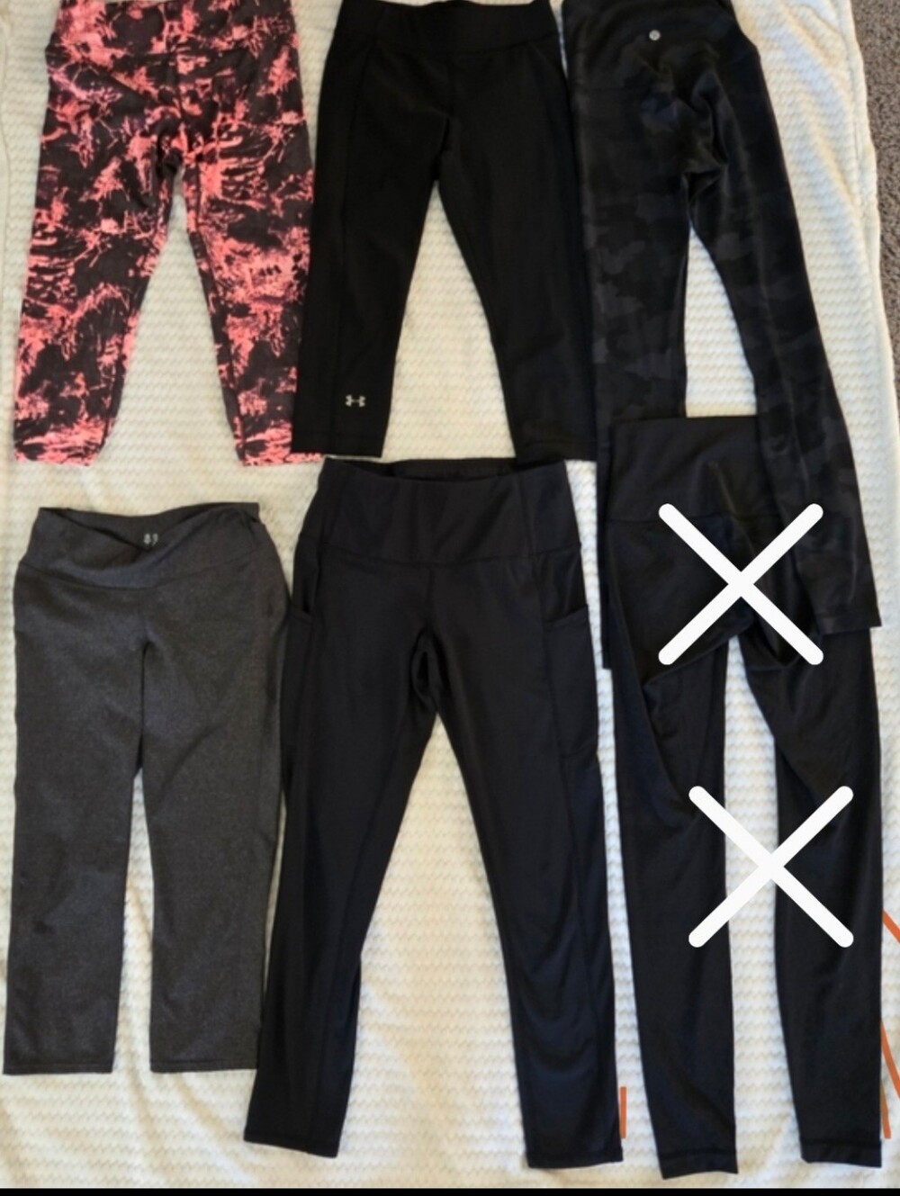 5 Pairs Of Women's Name Brand Legging BUNDLE (S)